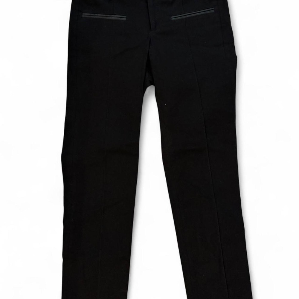 Helmut Lang Womens Size 00 Black Straight front pants Made in USA Excellent Used - Picture 1 of 8